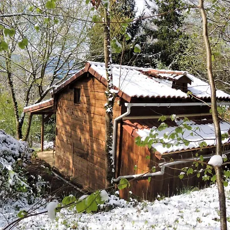 Chalet Dans Les Bois Avec Vue Sur Les Pyrenees *