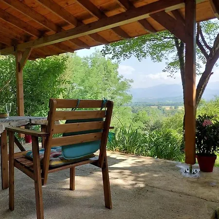 Dans Les Bois Avec Vue Sur Les Pyrenees